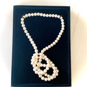 Pearls Cultured Freshwater Necklace 36”